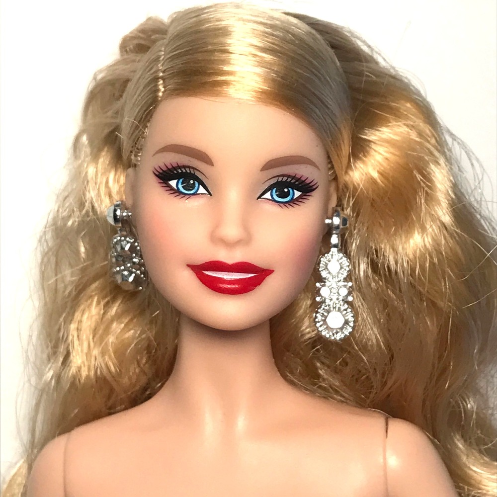 Nude Barbie 2019 Holiday Model Muse Blonde Smiling Millie Face FXF01 Doll